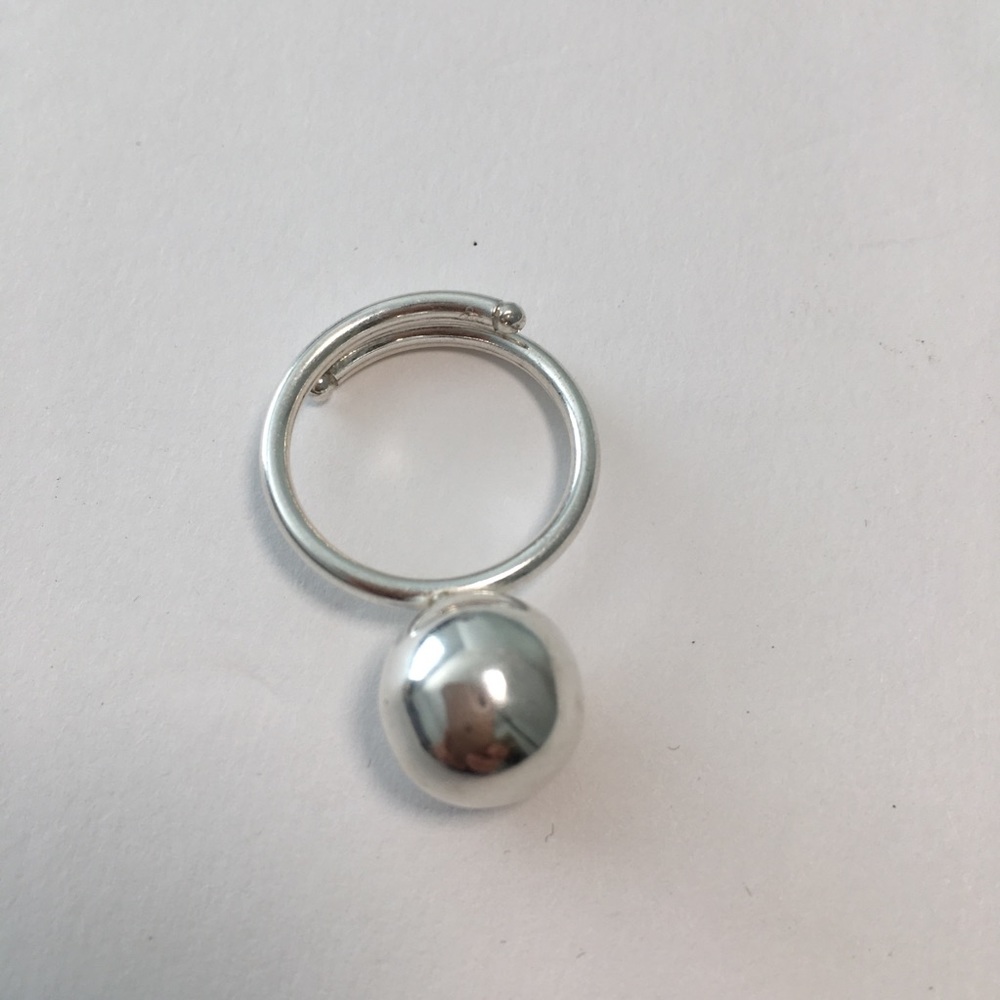 Silver ring 950 - Picture 4 of 5